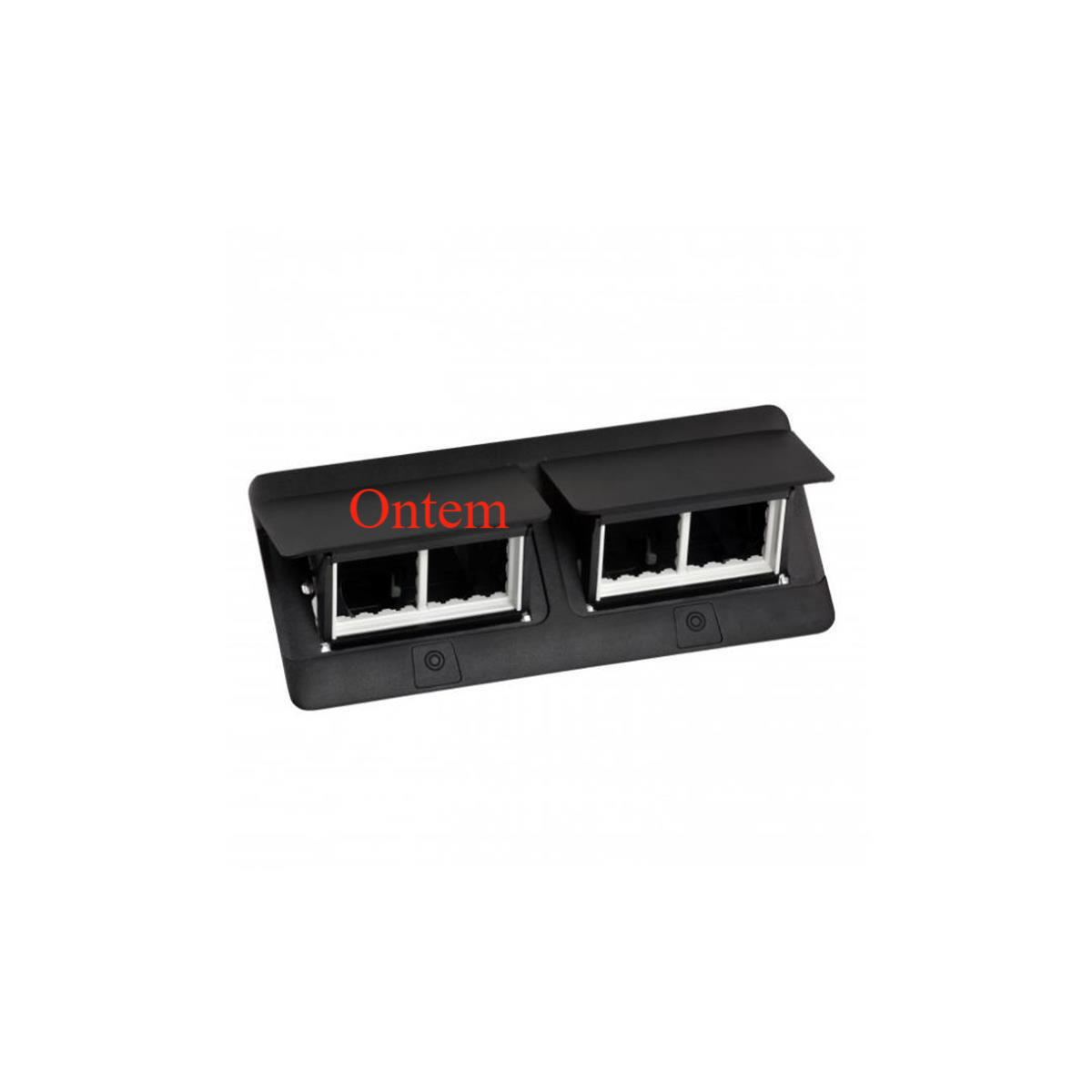 legrand Pop up furrniture 2x4 modules black + installation kit-654005 ...
