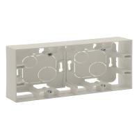 Legrand Raventi Krem İkili Sıvaüstü Kasa-768448