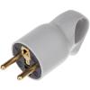 LEGRAND Alman Tipi Kulplu Fiş Gri-050324