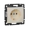 Valena topraklı priz 10/16 A - 250V AC Bej-774320